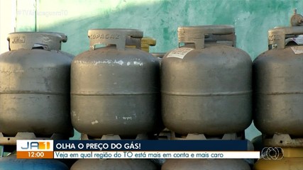 Veja em qual região do Tocantins o gás está mais caro
