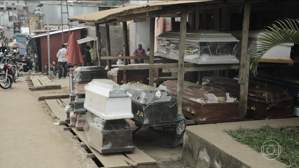 A cada quatro mortes de ebola, três foram na cidade de Bunia e arredores — Foto: Reprodução/TV Globo
