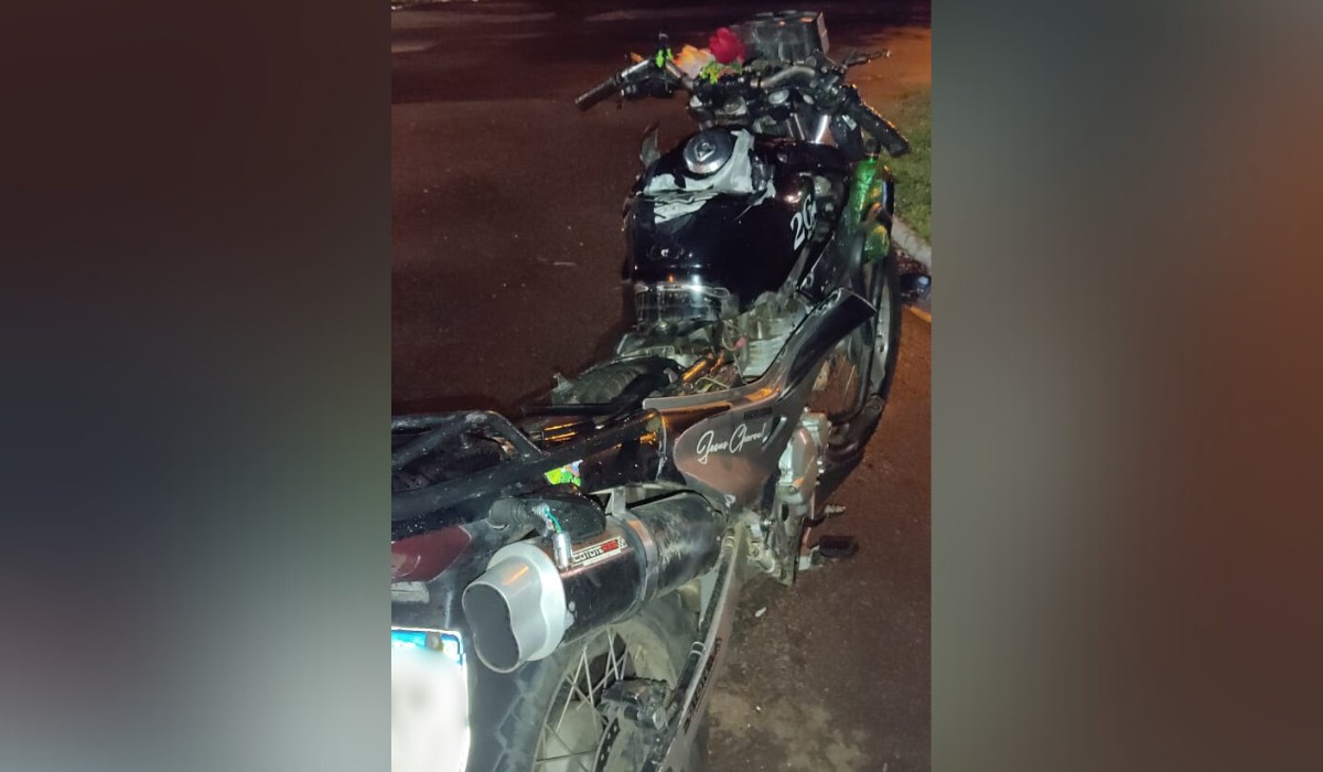 Motociclista morre após acidente com caminhonete durante chuva forte em Panorama