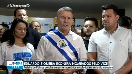 Prefeito de Palmas devolve cargos a secretários escolhidos no início do mandato