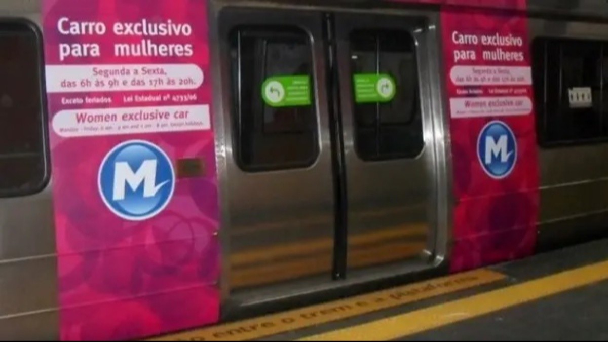 Alerj aprova vagões femininos 24 horas nos trens e no metrô do RJ