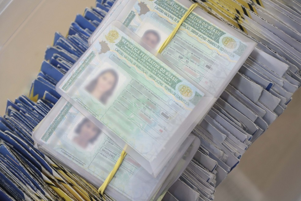 Carteira Nacional de Habilitação (CNH) — Foto: Felix Carneiro/Governo do Tocantins