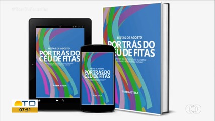 Repórter da TV Anhanguera lança livro 'Por Trás do Céu de Fitas' sobre festas culturais