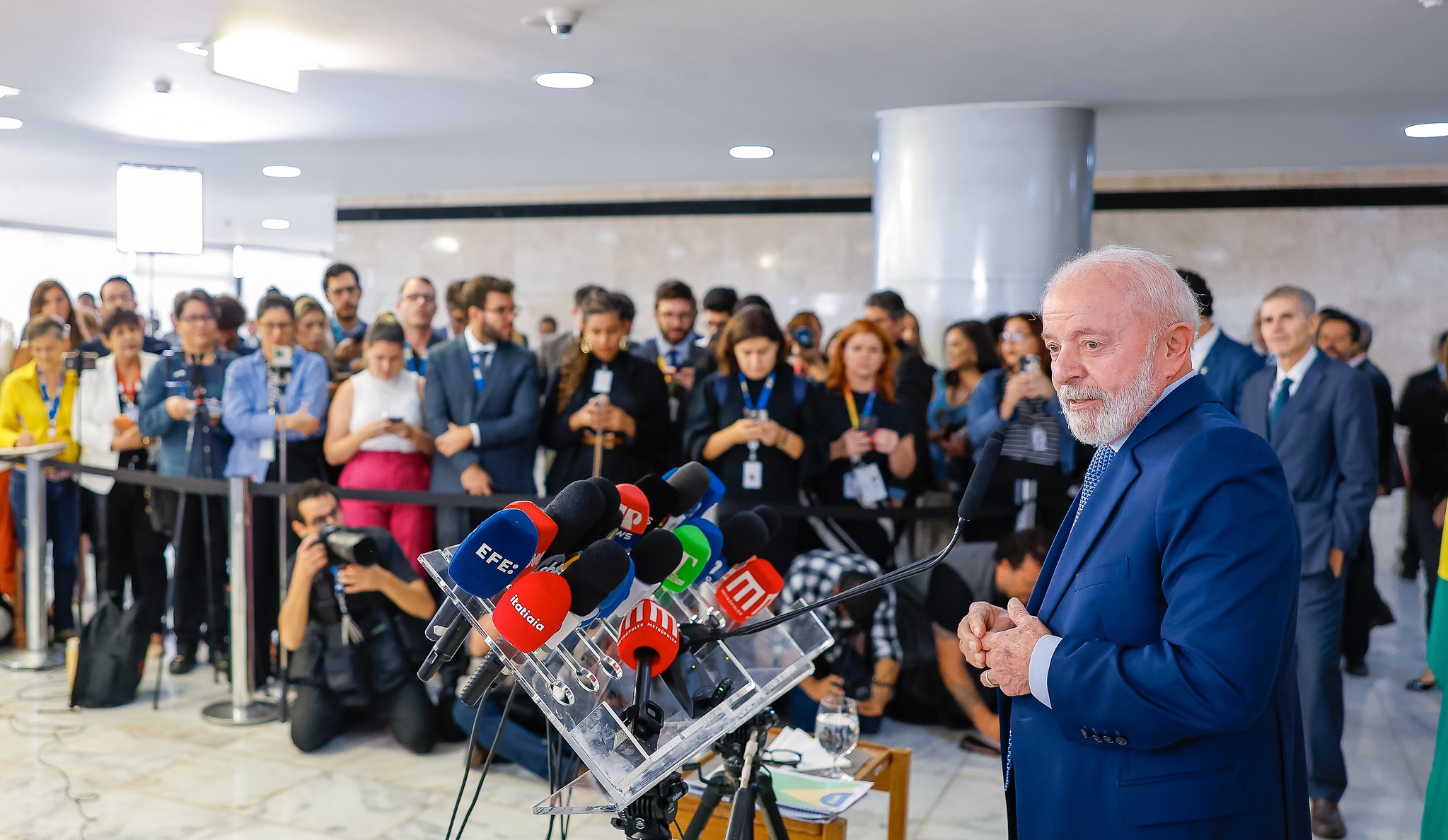 Lula cita saída dos EUA do Acordo de Paris e diz que conferências do clima serão 'desmoralizadas' se não houver 'discussão séria'