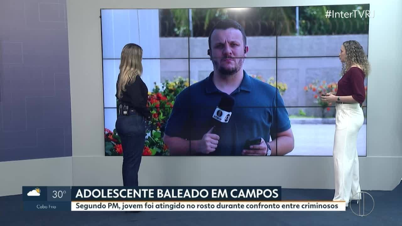 Adolescente é atingido por disparo durante confronto entre facções em Campos; VÍDEO