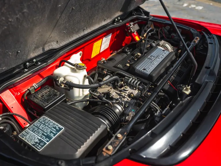 Motor 3.0 V6 do Honda NSX 1991 de Ayrton Senna que vai a leilão na Inglaterra. — Foto: Divulgação / RM Sotheby's