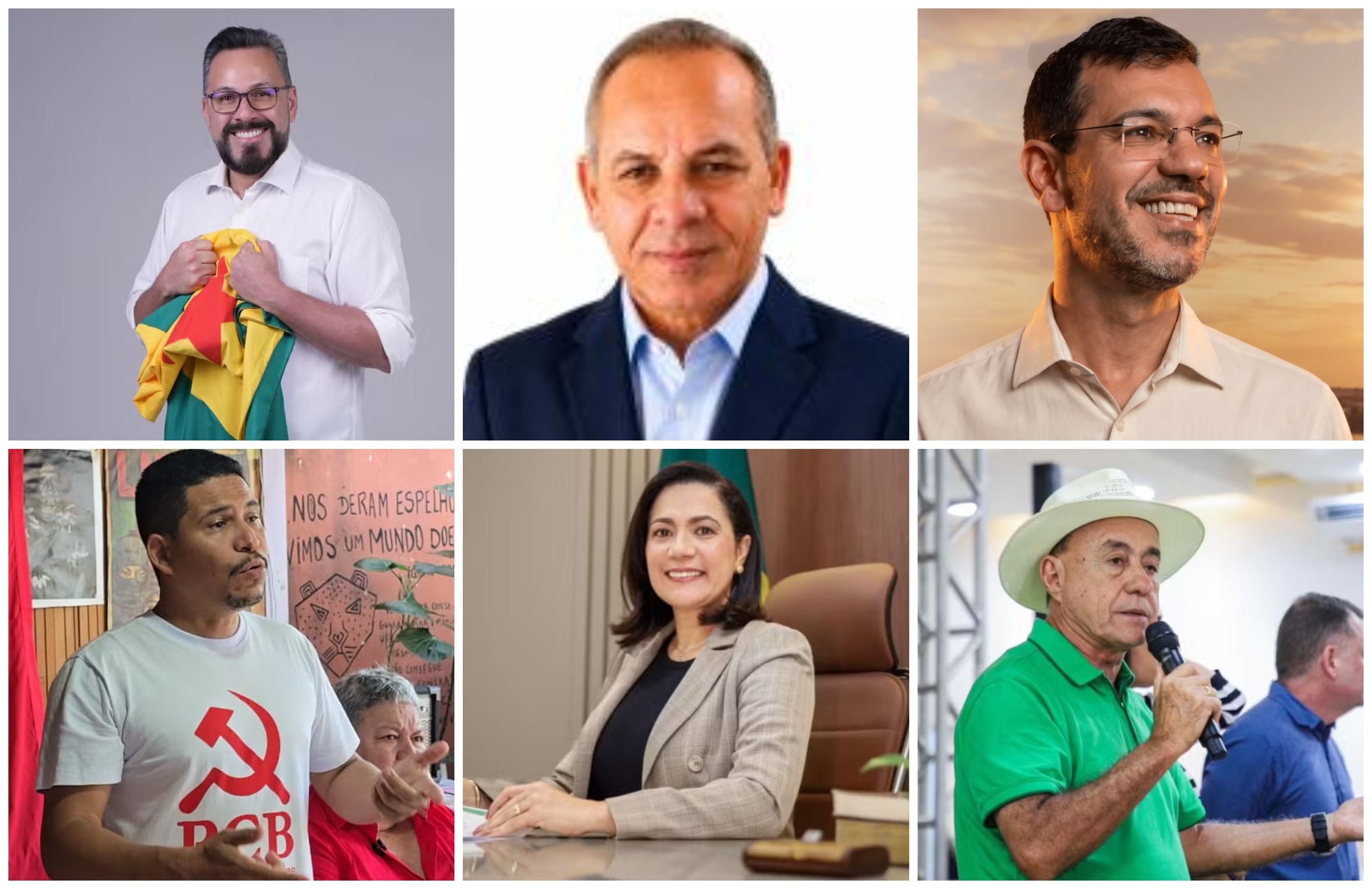 Veja quem são os candidatos a governador no Acre em 2026