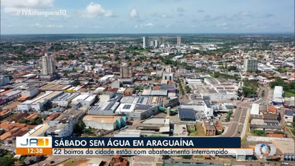 22 bairros de araguaína estão com abastecimento de água interrompido
