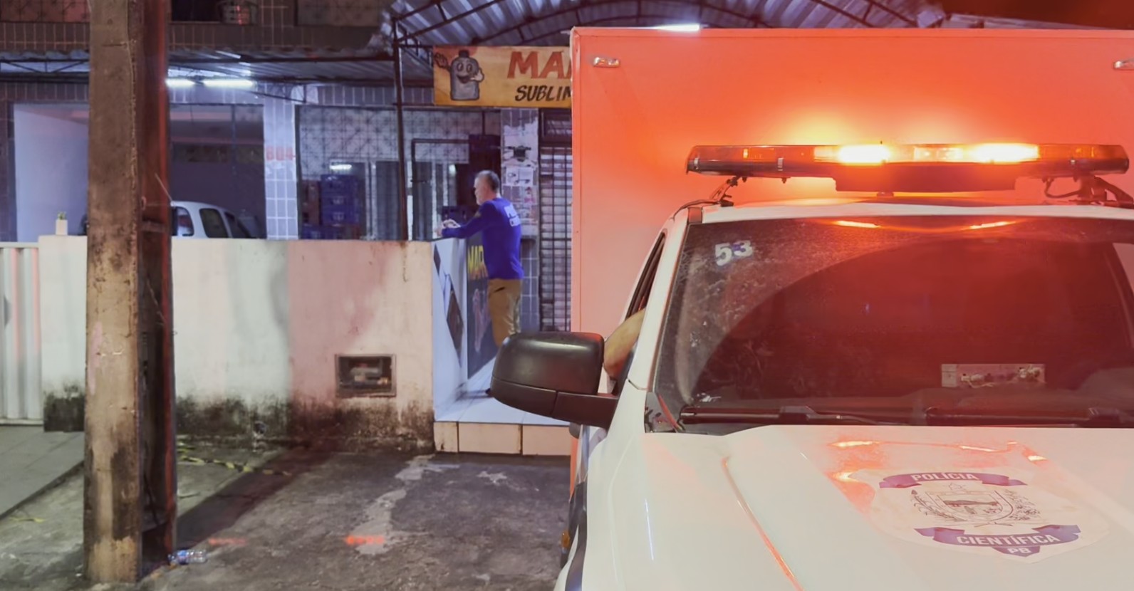 Homem é morto a tiros após desentendimento por causa de um chocolate em bar de João Pessoa