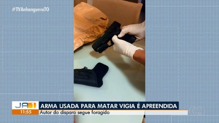Arma usada para matar vigia em Palmas é apreendida; suspeito do crime continua foragido