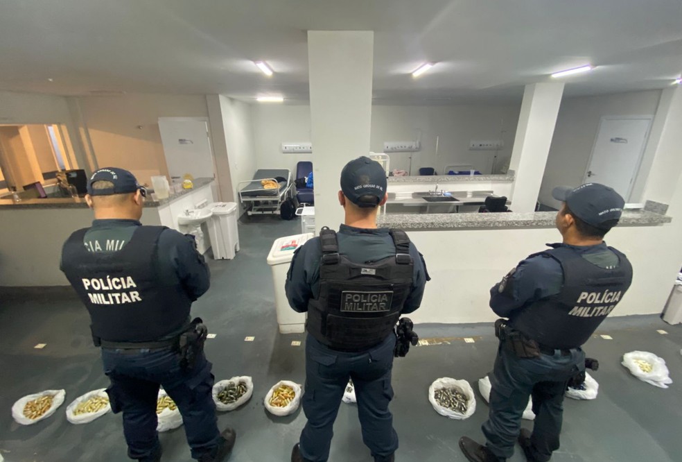 Grupo com droga no estômago é descoberto durante operação em MS — Foto: PMMS