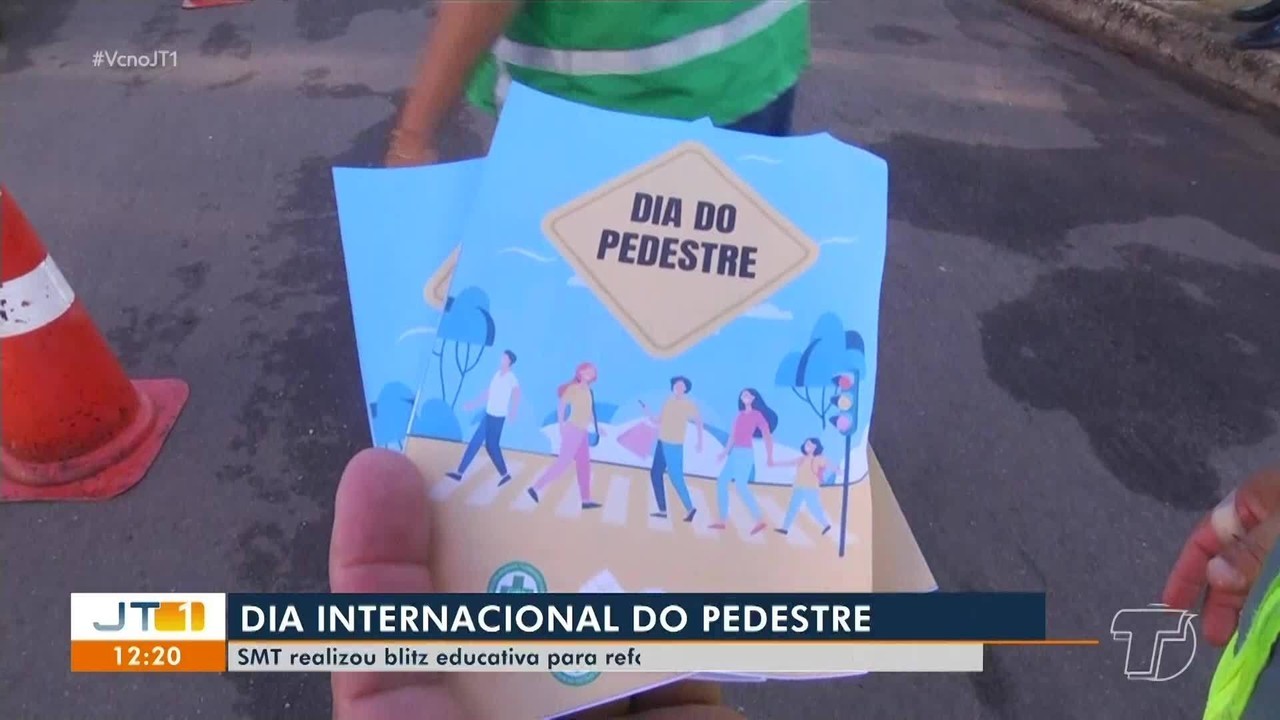 Blitz educativa marca Dia Internacional do Pedestre em Santarém