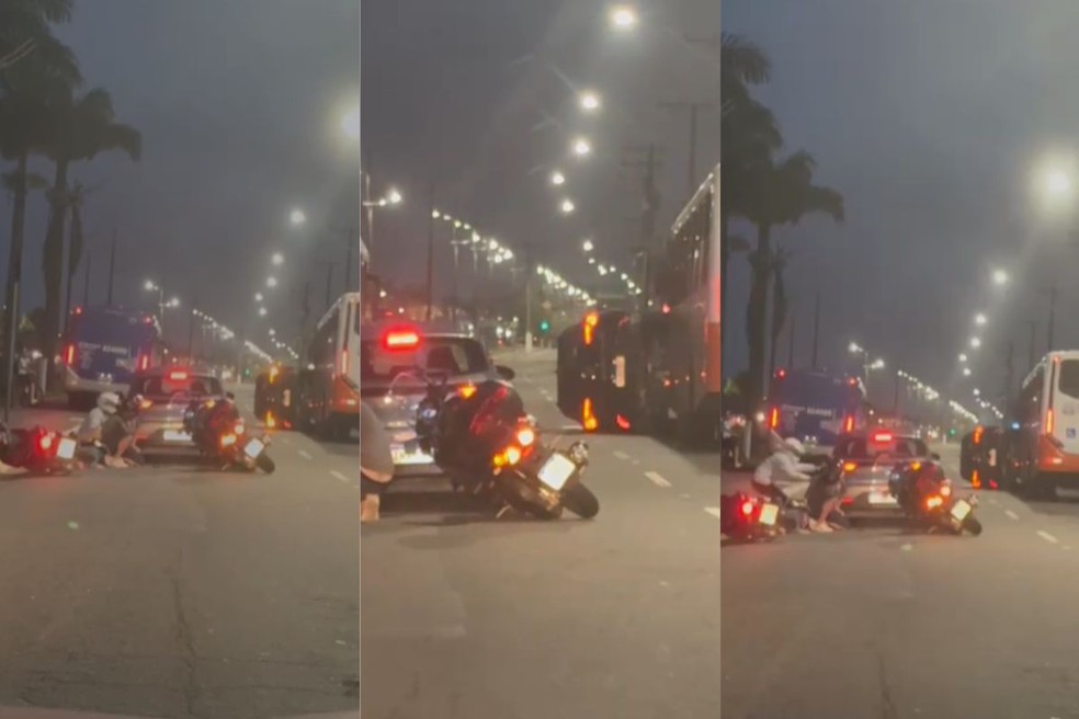 Execução do ex-delegado-geral de São Paulo aconteceu em Praia Grande. — Foto: Reprodução