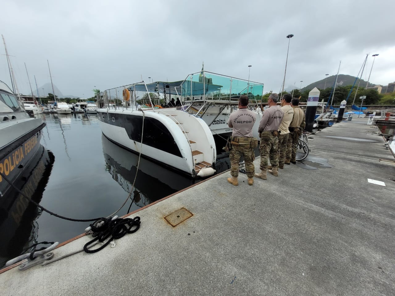 PF de Angra dos Reis faz operação contra o tráfico internacional de drogas