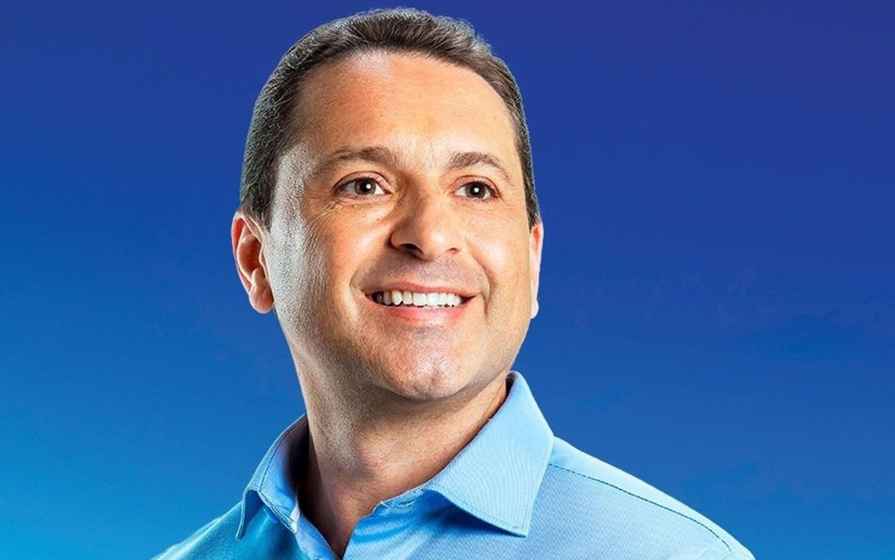 Leandro Vilela (MDB), candidato à Prefeitura de Aparecida de Goiânia, Goiás — Foto: Reprodução/Redes Sociais