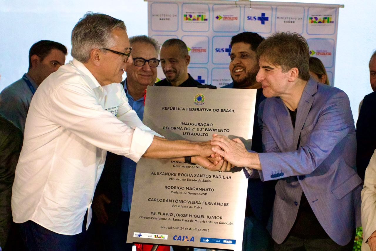 Com presença de ministro da Saúde, Santa Casa de Sorocaba inaugura nova ala de UTI