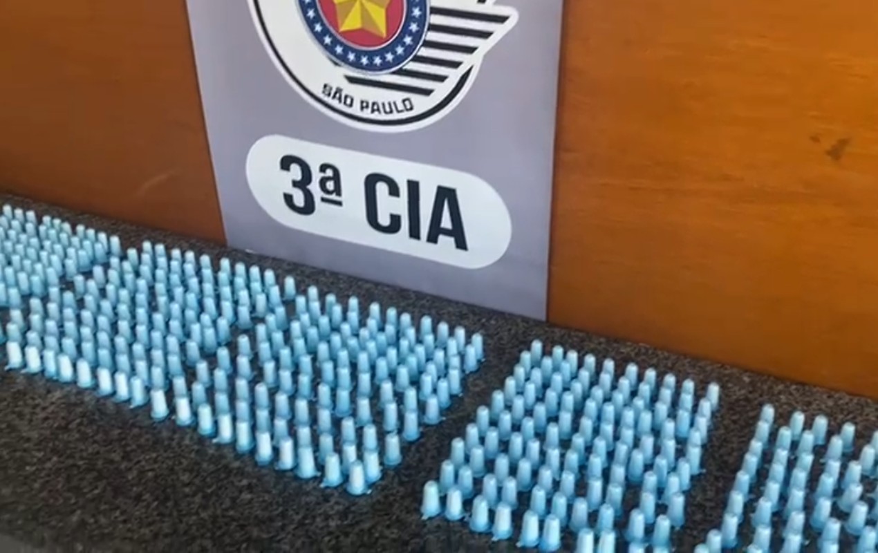 Adolescente é detido com mais de 750 pinos de cocaína e quantidade da droga pura avaliada em R$ 30 mil 