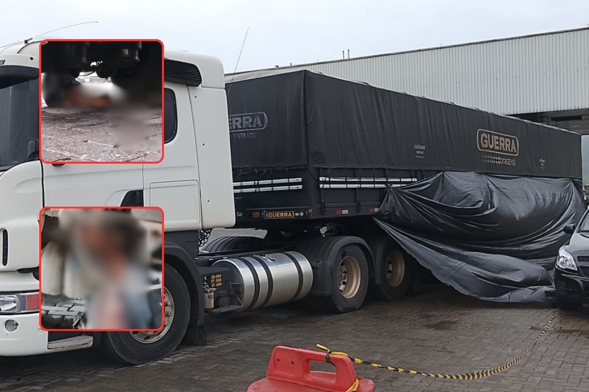 Corpo de homem é encontrado preso embaixo de caminhão após viagem de MG a SP