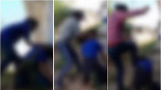 Aluna fica ajoelhada enquanto é torturada por 4 colegas em escola de MT; vídeo