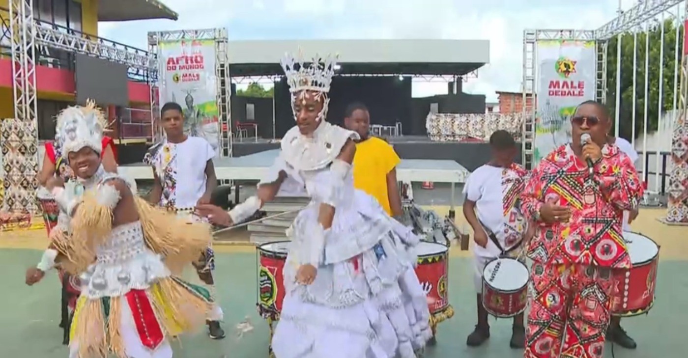Concurso do bloco afro Malê Debalê elege Negro e Negra Malê 2026 em Salvador 