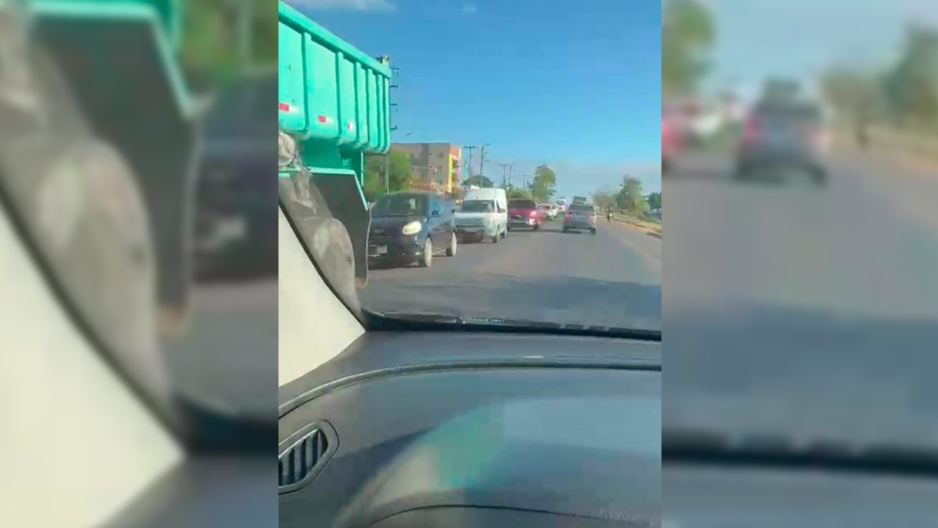 Vídeo: motoristas registram engarrafamento após interdição da Ponte Metálica 
