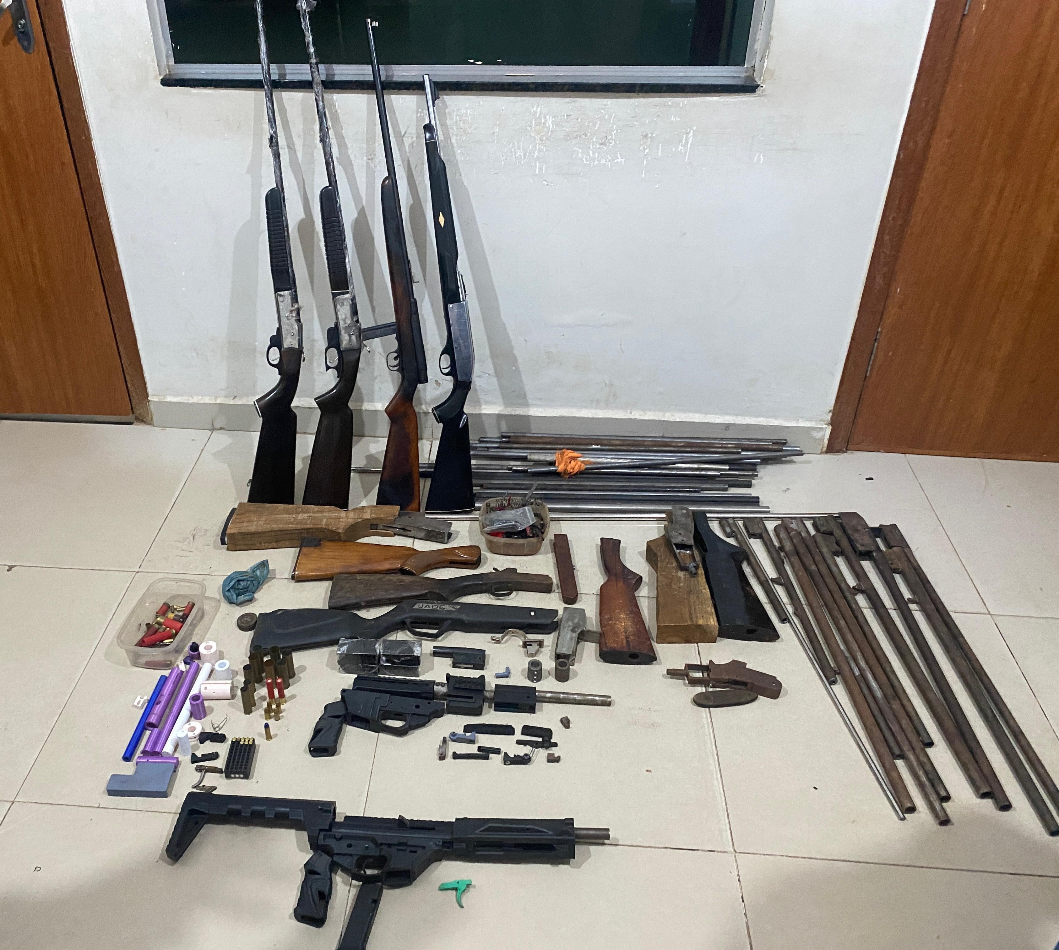 Polícia desativa fábrica clandestina de armas no Pará; uma pessoa foi presa