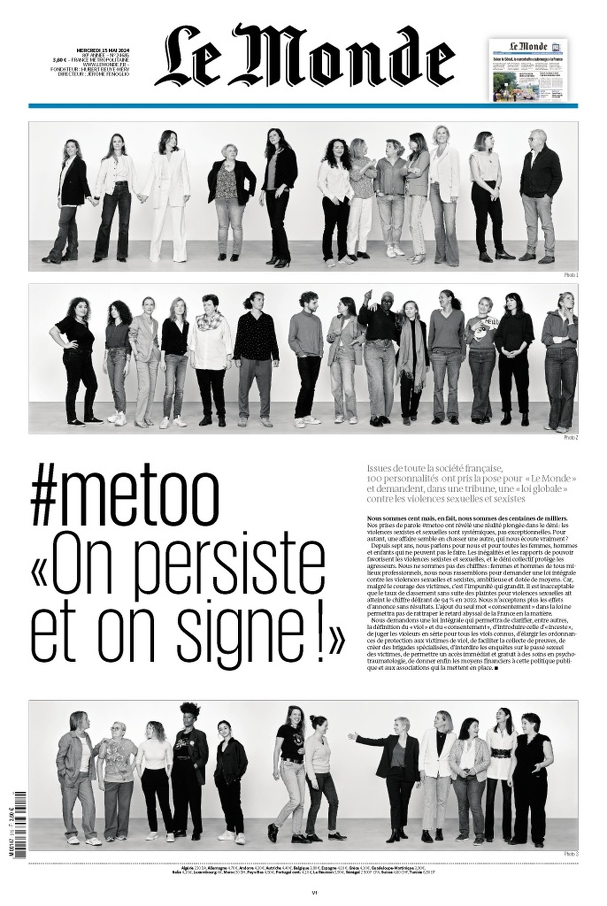 #MeToo : le Festival de Cannes débute avec le manifeste de célèbres victimes de violences sexuelles |  Pop Art