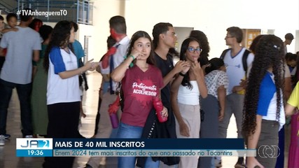 Enem 2024: exame tem mais inscritos em relação ao ano anterior no Tocantins