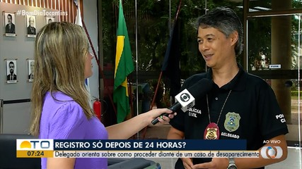 Delegado orienta sobre o que fazer em casos de desaparecimento de pessoas