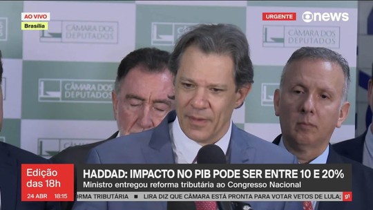Haddad: Impacto no PIB pode ser entre 10 e 20% - Programa: Jornal GloboNews edição das 18h 