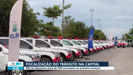 PM inicia fiscalização de trânsito em Belém com autuações