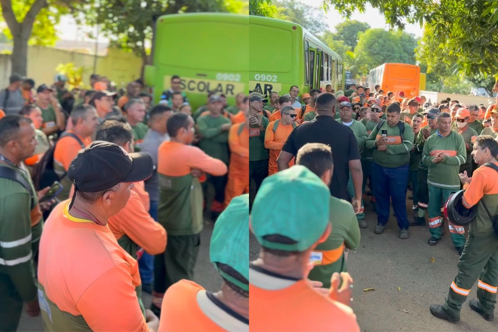 Trabalhadores da limpeza pública de Teresina paralisam atividades por 24 horas devido a atrasos salariais