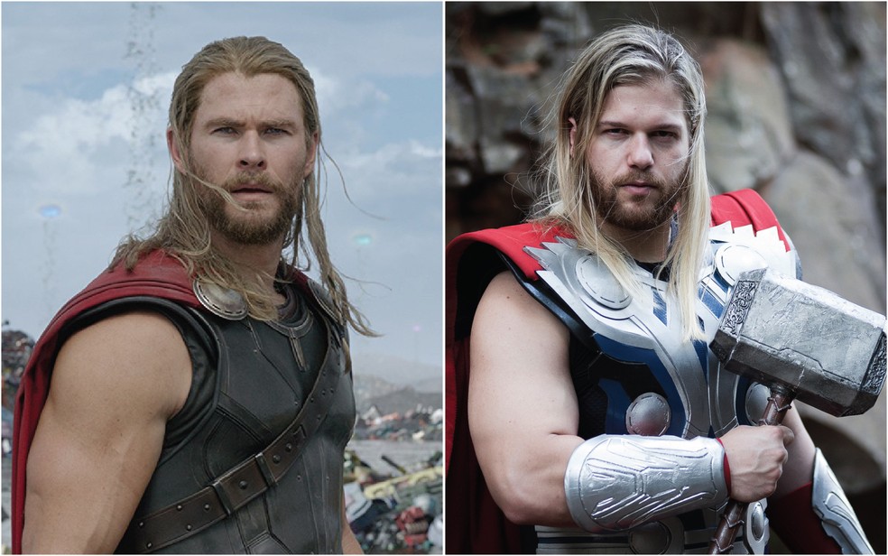 Thor brasileiro' realiza sonho de conhecer Chris Hemsworth, o Thor  original: 'Sou ainda mais fã do cara', Ribeirão Preto e Franca
