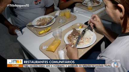 Palmenses falam sobre experiências no restaurante comunitário de Palmas