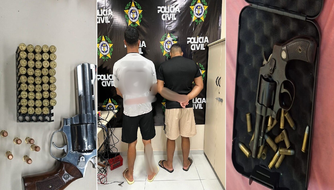 Armas, drogas e embarcações são apreendidas em operação da Polícia Civil em Cabo Frio e Arraial