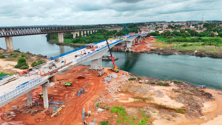 Vão maior e técnica de balanço sucessivo: Veja como foi a construção da nova ponte entre TO e MA após desabamento em 2024