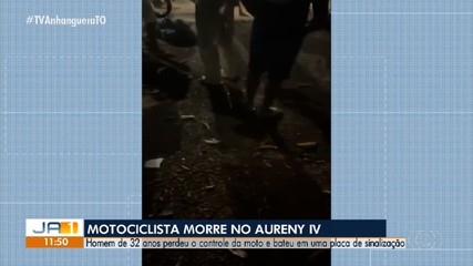 Motociclista morre em acidente no setor Aureny IV, em Palmas