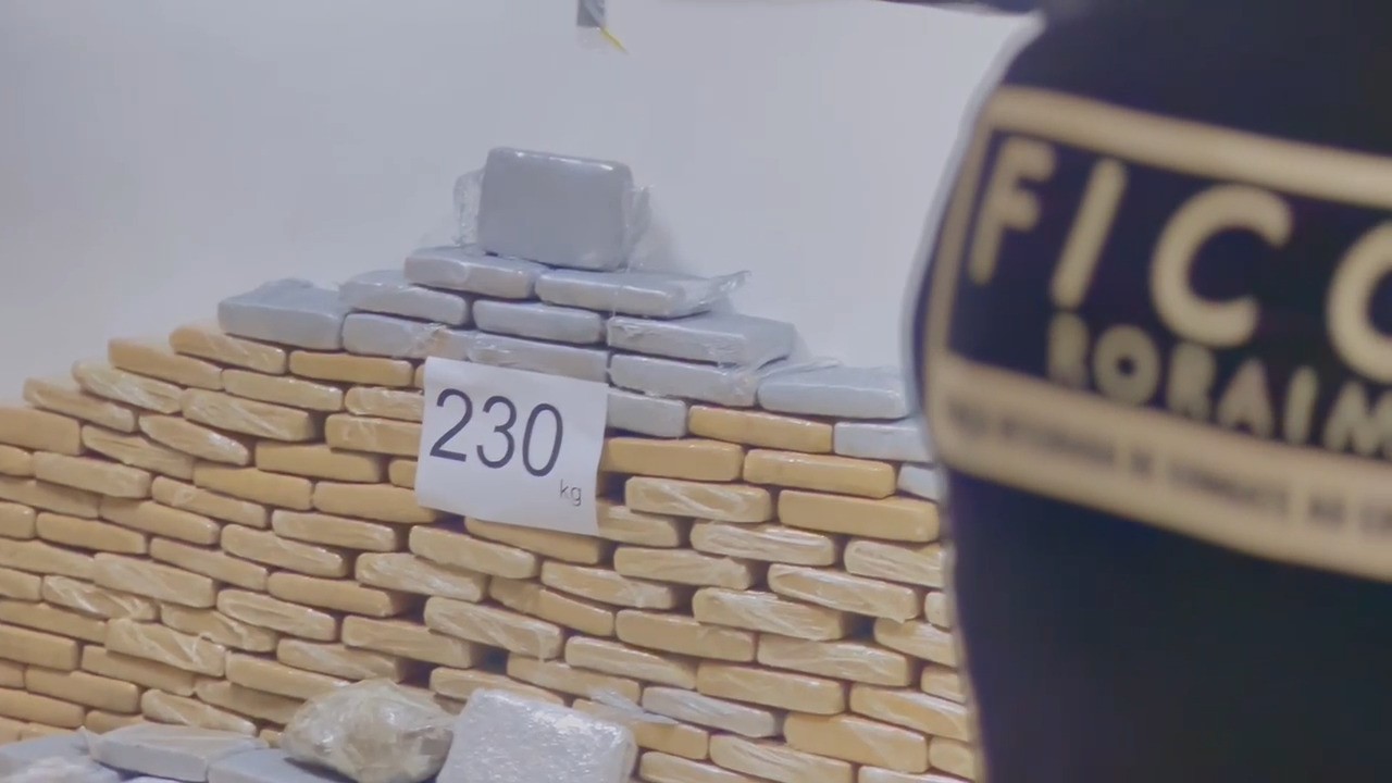 Trio é preso com 230 kg de skunk em operação liderada pela Polícia Federal em Roraima