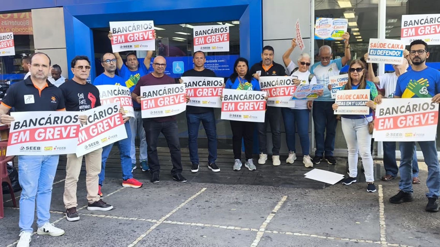 Funcionários do Banco do Brasil e da Caixa entram em greve por tempo indeterminado em Sergipe