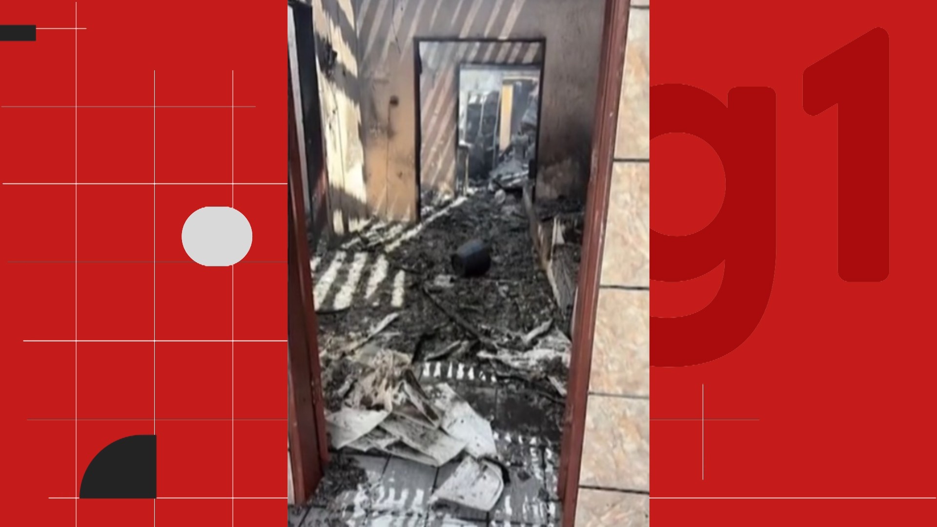 Casa pega fogo após mulher riscar fósforo para acender fogão e não perceber vazamento do gás de cozinha na Bahia