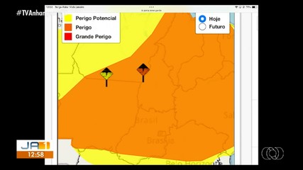 Instituto Nacional de Meteorologia emite alerta de chuvas intensas para o Tocantins