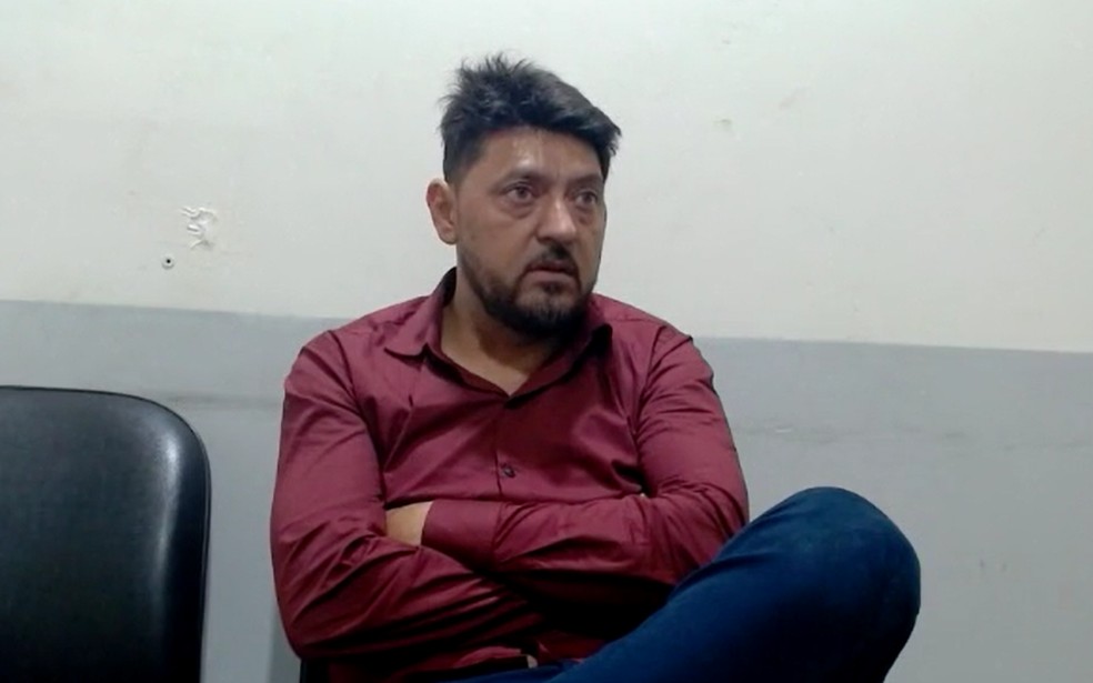 Volmir Dias disse em depoimento que filho teve crise de epilepsia. — Foto: Reprodução