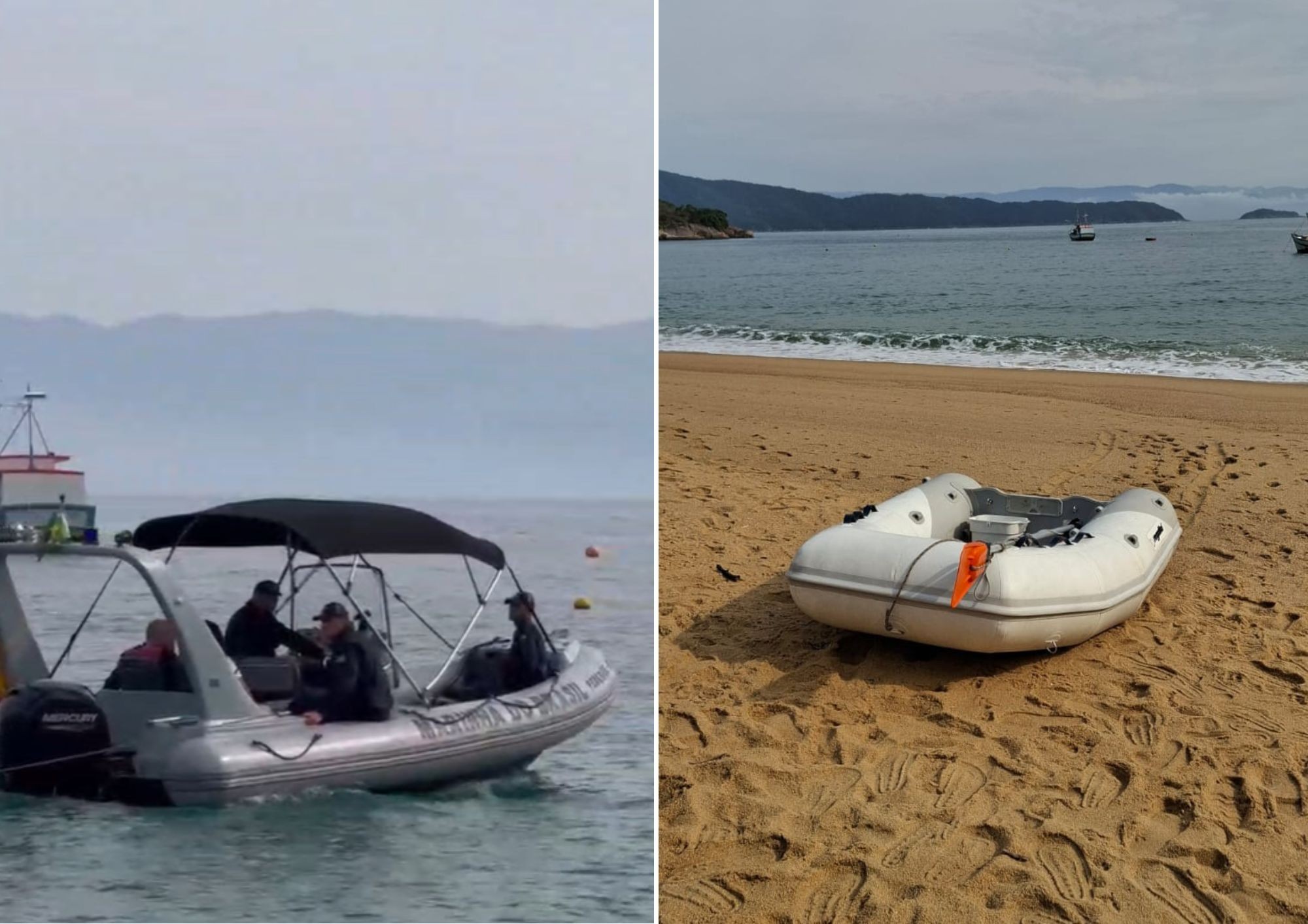 Casal sobrevive a naufrágio após ficar sete horas à deriva e remar 6 km no RJ: 'A gente viu a morte de frente'