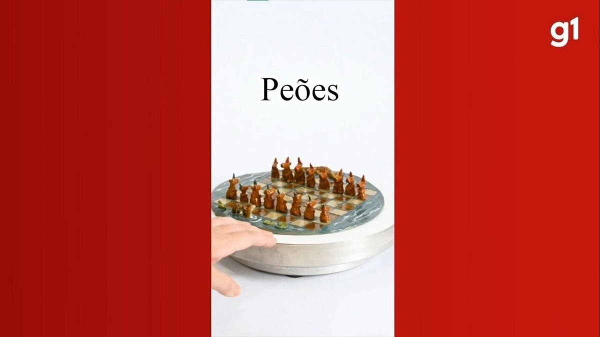 Da rainha aos peões: capivaras viram peças de xadrez e jogo 'pantaneiro'  viraliza na web; VÍDEO, Mato Grosso do Sul