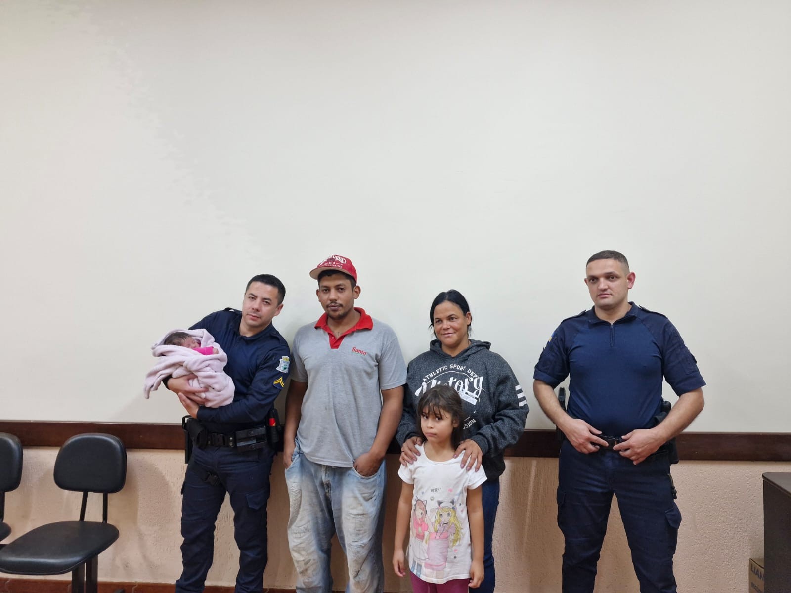 Guarda Civil salva bebê de 20 dias engasgada em Pilar do Sul