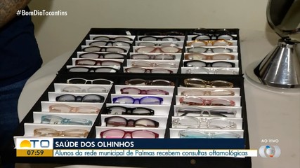 Alunos da rede municipal de Palmas devem receber consultas oftalmológicas gratuitas