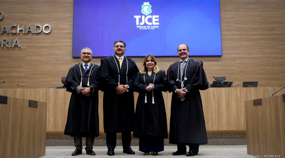 Magistrados eleitos para comandar o TJCE no biênio 2027-2029 — Foto: Divulgação / TJCE