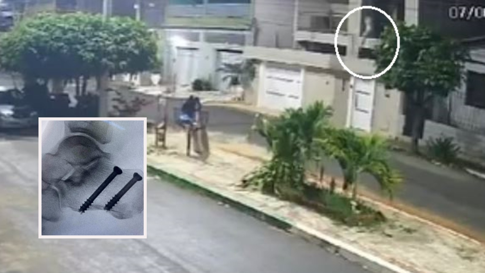 Vídeo: Mulher pula do 2º andar de casa e fratura calcanhar enquanto família é mantida refém em assalto