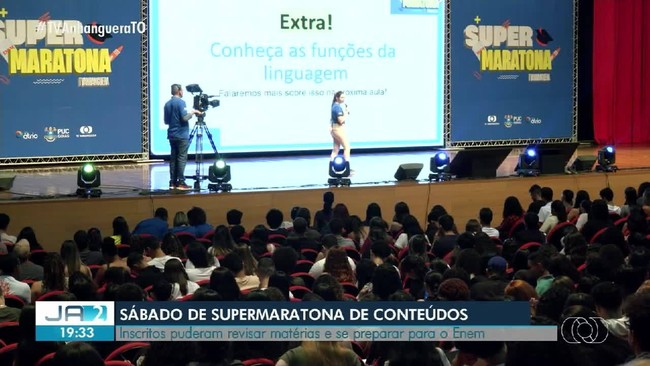 Inscritos na Supermaratona revisam matria e se preparam para o Enem