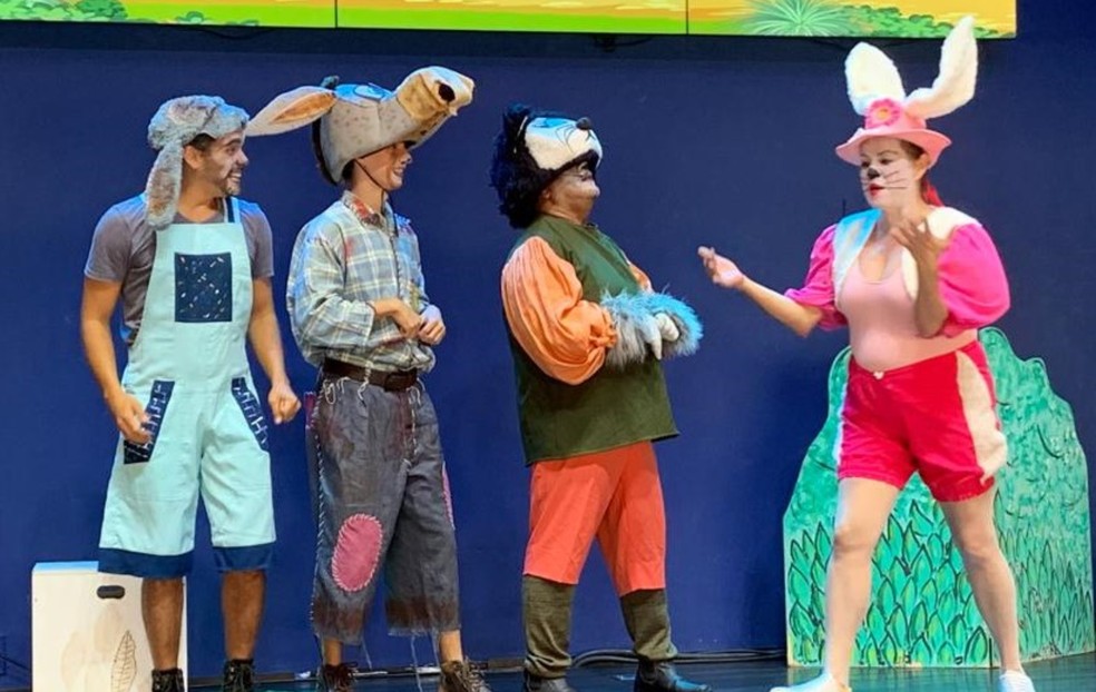 Peça 'A Tartaruga e a Lebre' é apresentada em Ribeirão Preto, SP — Foto: Divulgação